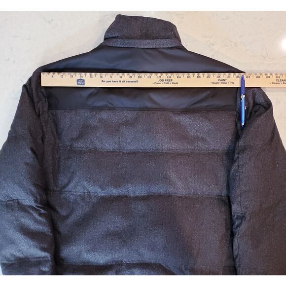 Tumi T-Tech Men's Size Large Down Filled Coat Quilted L8GRB Black *Missing Hood* - Picture 15 of 16